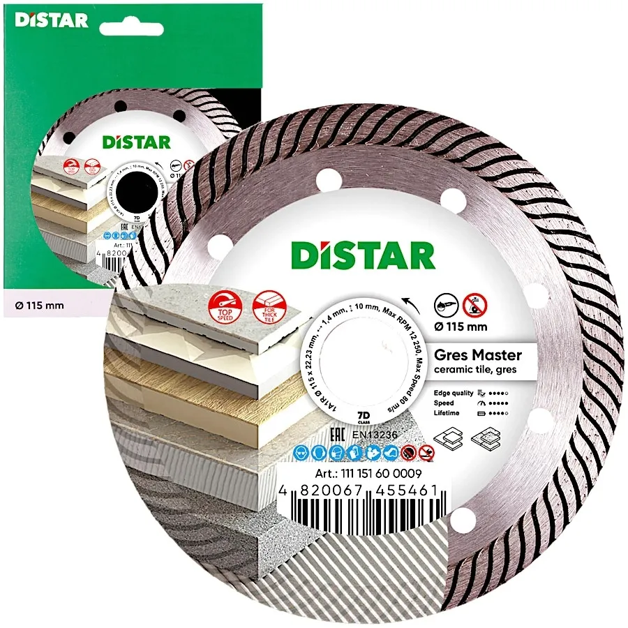 tarcza-diamentowa-do-ciecia-115-distar-gres-master-stan-nowy