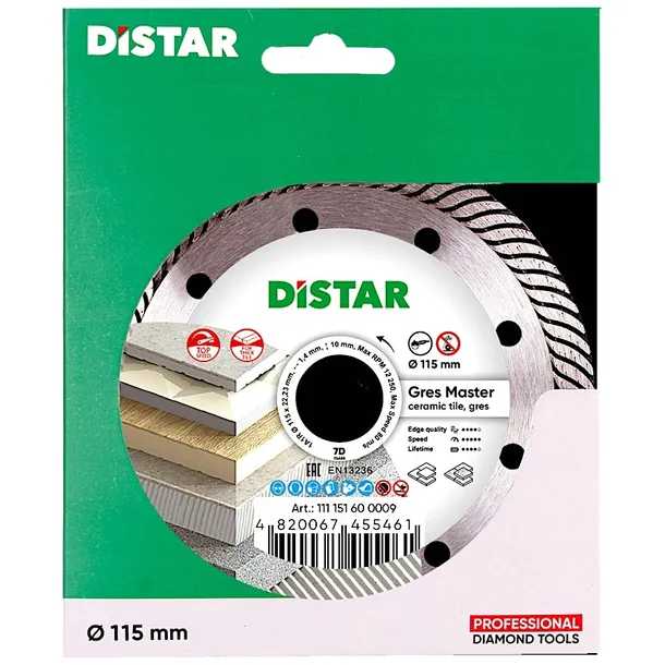 tarcza-diamentowa-do-ciecia-115-distar-gres-master-srednica-otworu-222mm