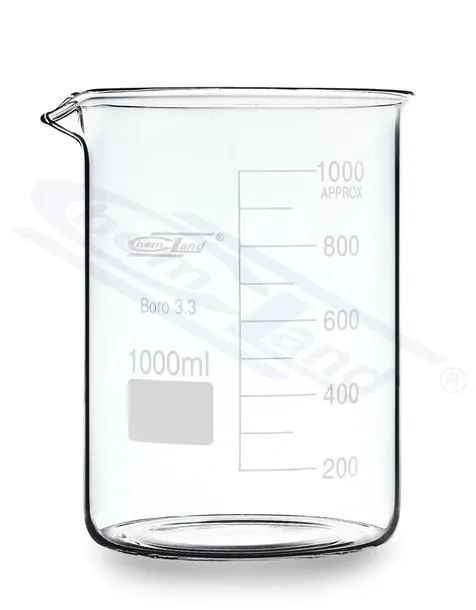 zlewka niska 05000 ml borokrzem CHEMLAND