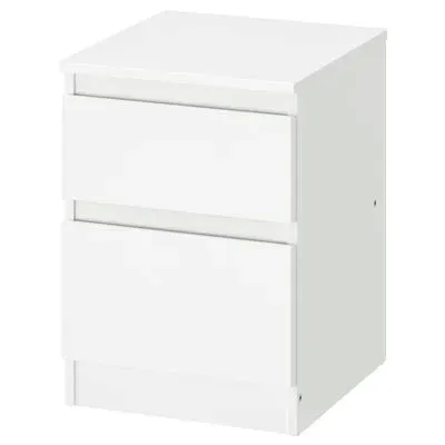 ikea-kullen-komoda-2-szuflady-biala