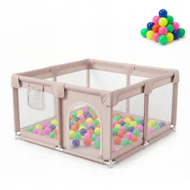 primabobo-kojec-dla-dziecka-luna-suchy-basen-127x127cm-bezowy-100-pilek