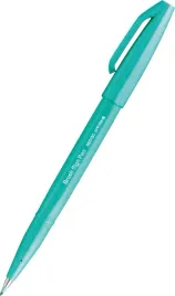 pisak-pedzelkowy-pentel-brush-sign-pen-szmaragdowy