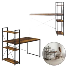 villago-loftowe-biurko-z-regalem-120x60-cm-czarne-brazowy-blat-stl24br