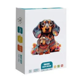 drewniane-puzzle-jamniki-matka-i-szczeniak-135-el-prezent