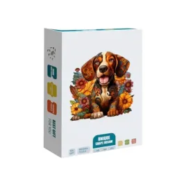 drewniane-puzzle-ksztaltowe-pies-w-kwiatach-135-el-prezent
