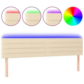 zaglowek-do-lozka-z-led-kremowy-180x5x78-88-cm-tkanina