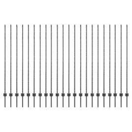 slupki-ogrodzeniowe-44-pcs-szary-200-cm-stal