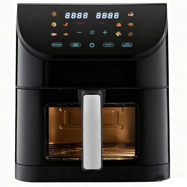 Frytkownica beztłuszczowa AIRFRYER DUŻA MISA 8L XL NIEPRZYWIERAJĄCA