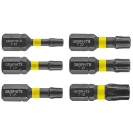 graphite-bity-udarowe-tx10-tx40x25mm-6szt-56h541