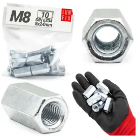 nakretka-m8x24-zlaczna-przedluzana-6-katna-din6334-ocynkowana-10szt