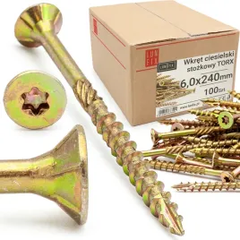 wkrety-ciesielskie-6x240-stozkowe-kmwht-100szt