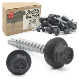 wkrety-farmerskie-do-metalu-25-mm-grafit-ral7024-ocynk-do-dachu-250szt