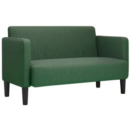 sofa-dwuosobowa-ciemnozielona-109-cm-tkanina-sztruksowa