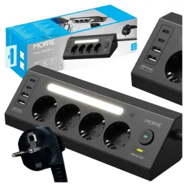 przedluzacz-listwa-antyprzepieciowa-4-gniazda-4-porty-usb-wbudowany-led
