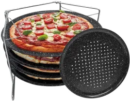 zestaw-4-blach-do-pieczenie-pizzy-stojak-komplet
