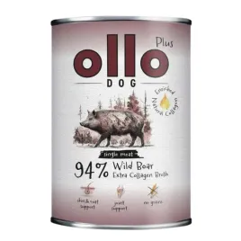 mokra-karma-dla-psa-ollo-plus-kolagen-dziczyzna-400g-monobialkowa