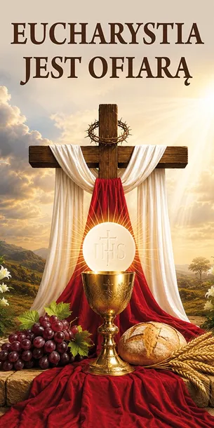 BANER NA BOŻE CIAŁO - 100 x 200 cm - WZÓR 244