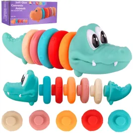 krokodyl-miekkie-klocki-do-laczenia-ukladanka-sensoryczna-5-krazkow-cyferki