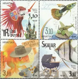 chorwacja-2016-mnh-xf-ryby