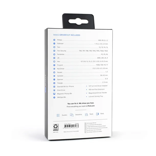 ifixit-mako-64-bit-driver-kit-precision-bit-set