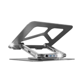 podstawka-pod-laptop-skladana-obrotowa-usb-c-hdmi-pd-100w-unitek-d1109a