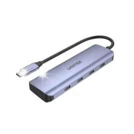 unitek-h1107k-hub-usb-c-3-1-na-4x-usb-c-aluminium