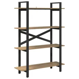 polka-na-ksiazki-dab-rzemieslniczy-100-x-335-x-140-cm