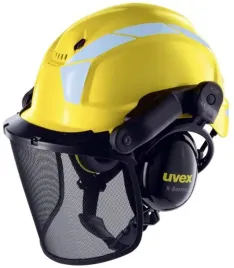 kask-ochronny-uvex-pheos-forestry-lesny-zestaw-zolty