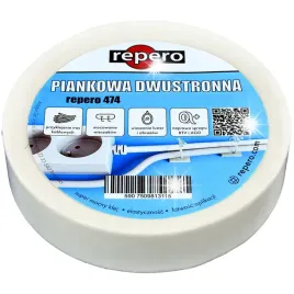 tasma-piankowa-repero-474-double-sided-dwustronnie-klejaca-biala-18mm-5m