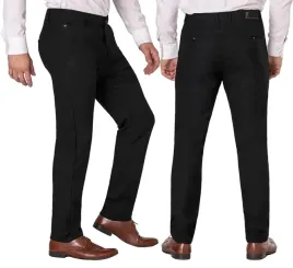 eleganckie-czarne-duze-wizytowe-spodnie-meskie-bawelniane-chinosy-6002-w38
