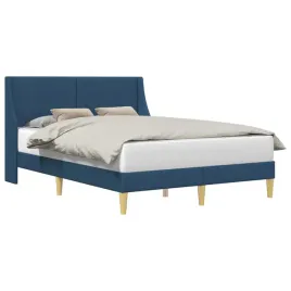 ramka-lozka-gladki-z-zaglowkiem-niebieski-120-x-190-cm-tkanina