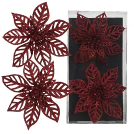 poinsettia-bordowa-na-klipsie-13cm-2-sztuki-dekoracja-bozonarodzeniowa