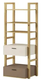 regal-waski-z-dwiema-szufladami-lenny-ly-03-artisan-bez-truflowy-do-5dni