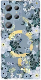 scorpify-etui-magsafe-do-samsung-galaxy-s25-ultra-bezbarwne-w-kwiaty