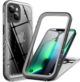 cozycase-etui-wodoodporne-360-do-iphone-13-biale-polmatowe-kurzoszczelne