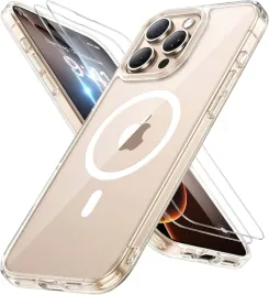 miracase-etui-magsafe-do-iphone-16-pro-max-tytan-naturalny-2x-szklo-lcd