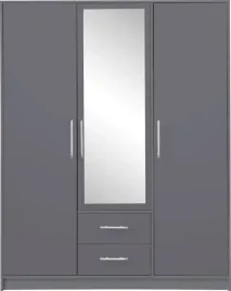 szafa-smart-2-z-lustrem-150-cm-antracyt-szuflady