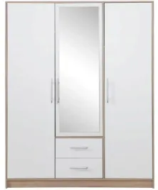 szafa-smart-2-z-lustrem-150-cm-sonoma-szuflady