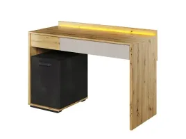 biurko-120-cm-z-dwiema-szufladami-qubic-qb-08-led