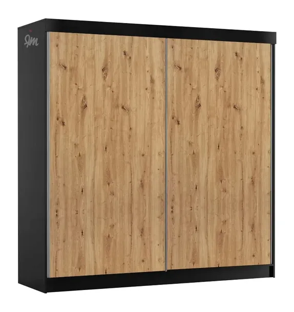 garderoba-narozna-moon-232x232-front-dab-wysokosc-mebla-216-cm