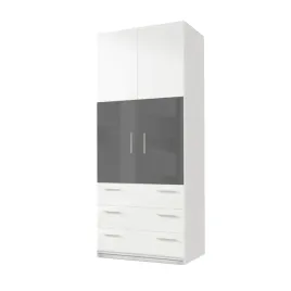 szafa-raj-3-mini-szerokosc-80-cm-drzwi-uchylne-szuflady-szary-polysk