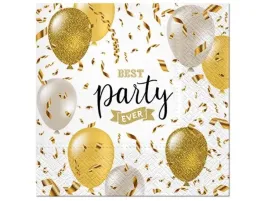 serwetki-best-party-ever-bialo-zlota-z-balonami-33-cm-x-33-cm-20-szt