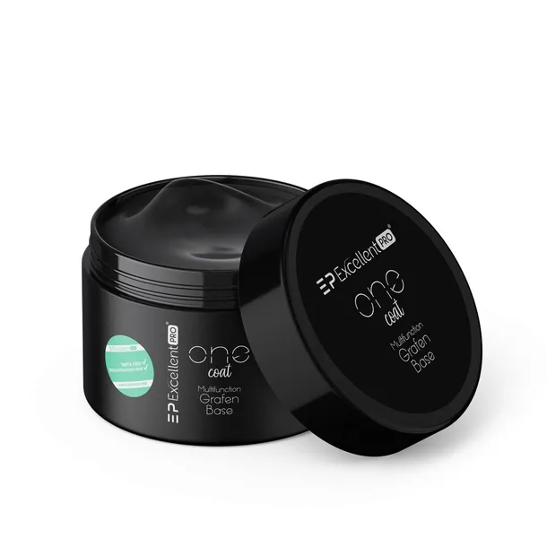 Baza do paznokci w słoiczku Excellent PRO One Coat Grafen Base 30g pod żel