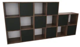 regaly-modulowe-trefl-6-zestaw-orzech-czarne-fronty-push-18mm