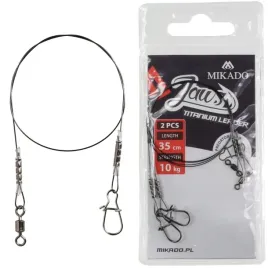 przypon-tytanowy-mikado-jaws-predator-35cm-10kg-2szt