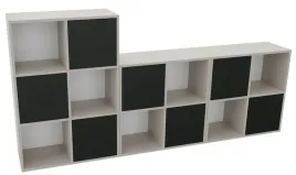 regaly-modulowe-trefl-8-zestaw-kaszmir-czarne-fronty-push-18mm