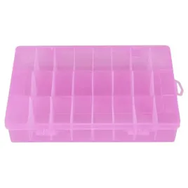 organizer-24-przegrodek-195x130x36mm-rozowy-pojemnik-na-drobiazgi