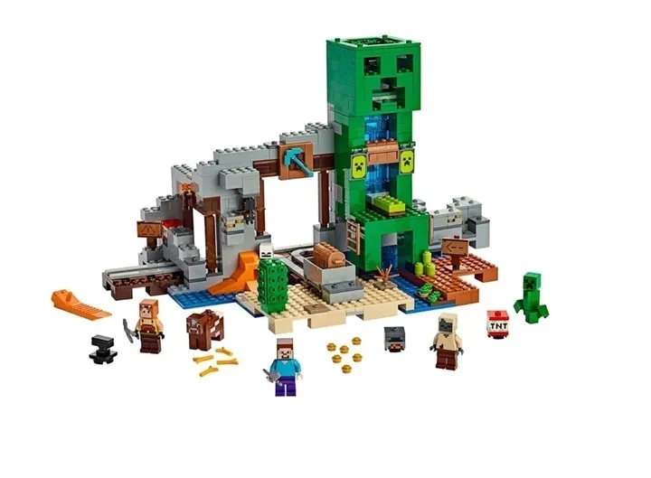 KLOCKI MINECRAFT WYBUCH CREEPERA MEGA ZESTAW 834EL