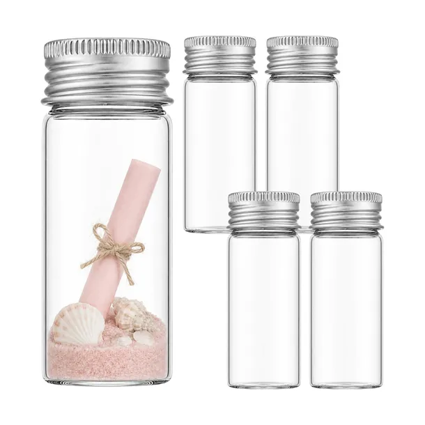 Buteleczki Szklane małe 10ml 2,2x5cm Zakrętka - Butelka Szklana x5 szt