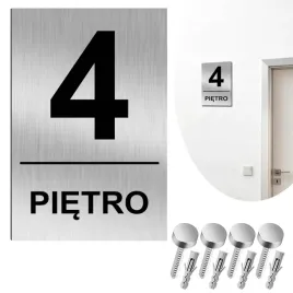 nierdzewna-tabliczka-or-aluminiowa-pietro-4-czwarte-numer-pietra-30x20